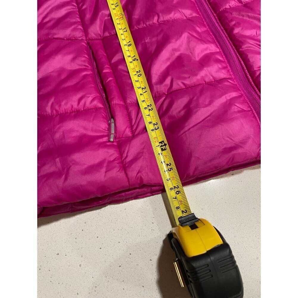 Girl’s XL Columbia Omni-Heat Puffer Jacket Zip-Up Hot Pink - Picture 7 of 11